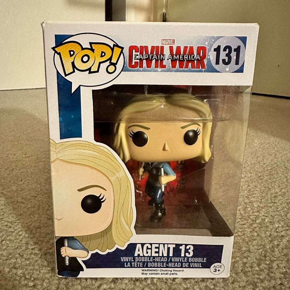 Funko Pop Captain America Civil War Agent 13 131
